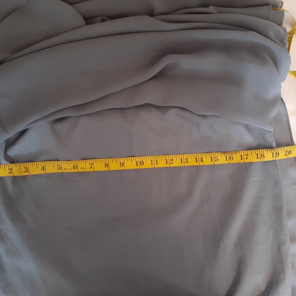 Eileen Fisher Layered   silk Shift Dress Sequin rows across top - Picture 11 of 13